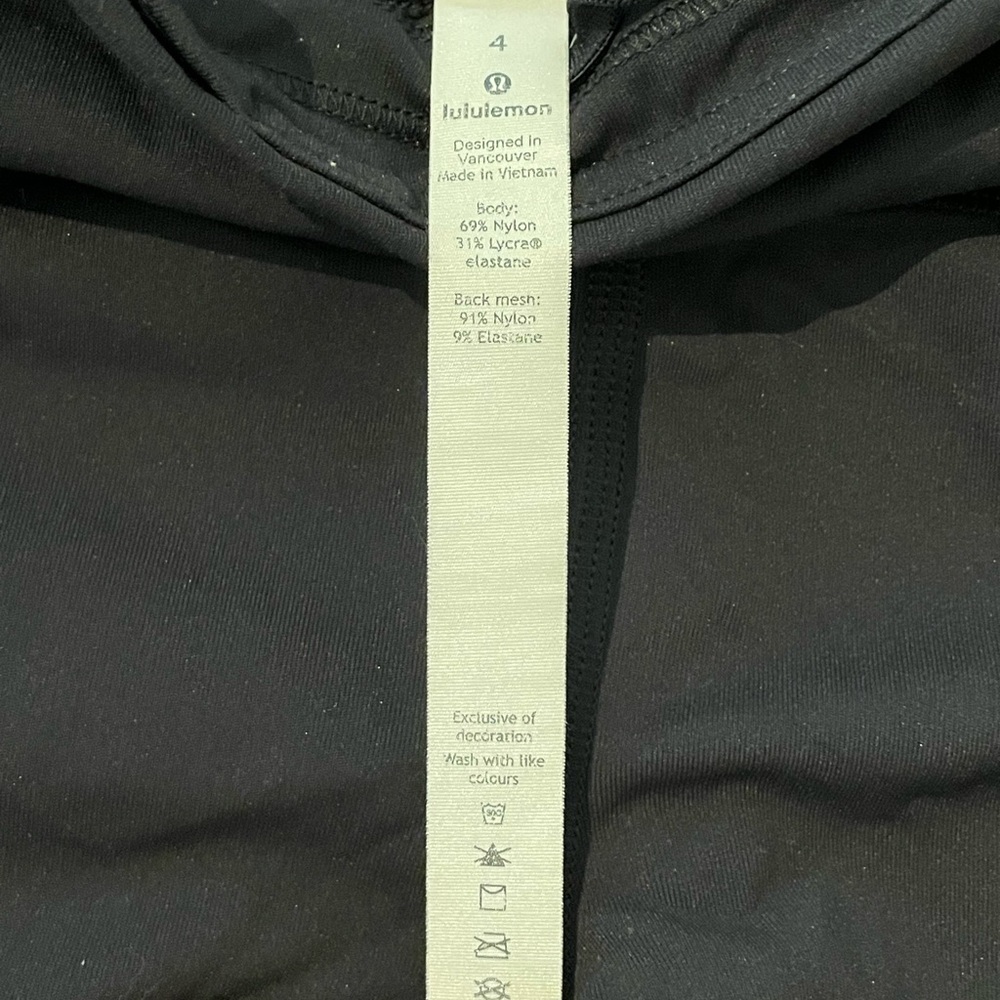 LuLuLemon Black High-Waisted Leggings - Picture 3 of 3